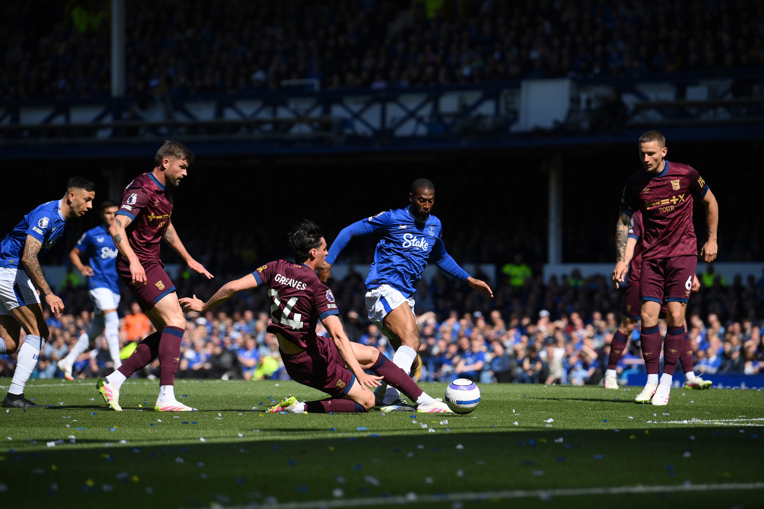 Everton Held By Ipswich In Goodison's Penultimate Game