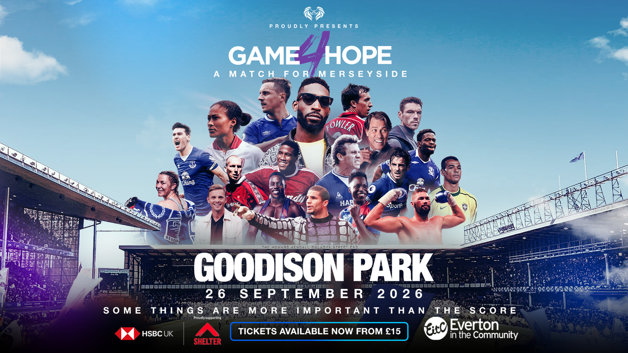 Game4Hope Set For Goodison Park As Legends Return To Grand Old Lady