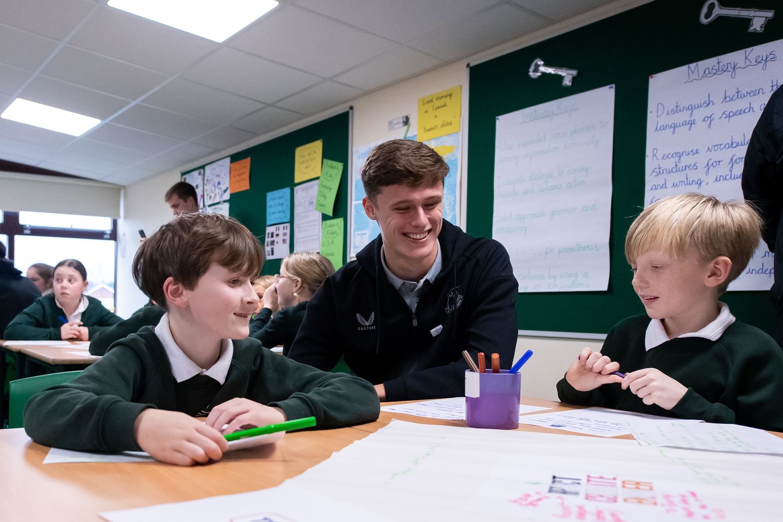 All Together Now Lesson Leads To Player Surprise For Young Blues 