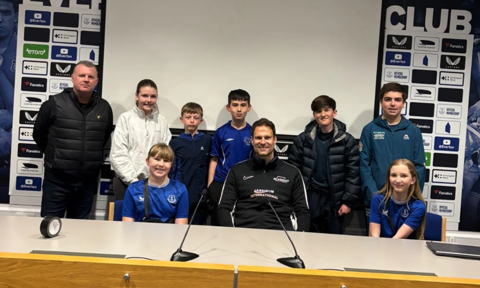 Begovic Learns About Young Blues' Mascot Mission