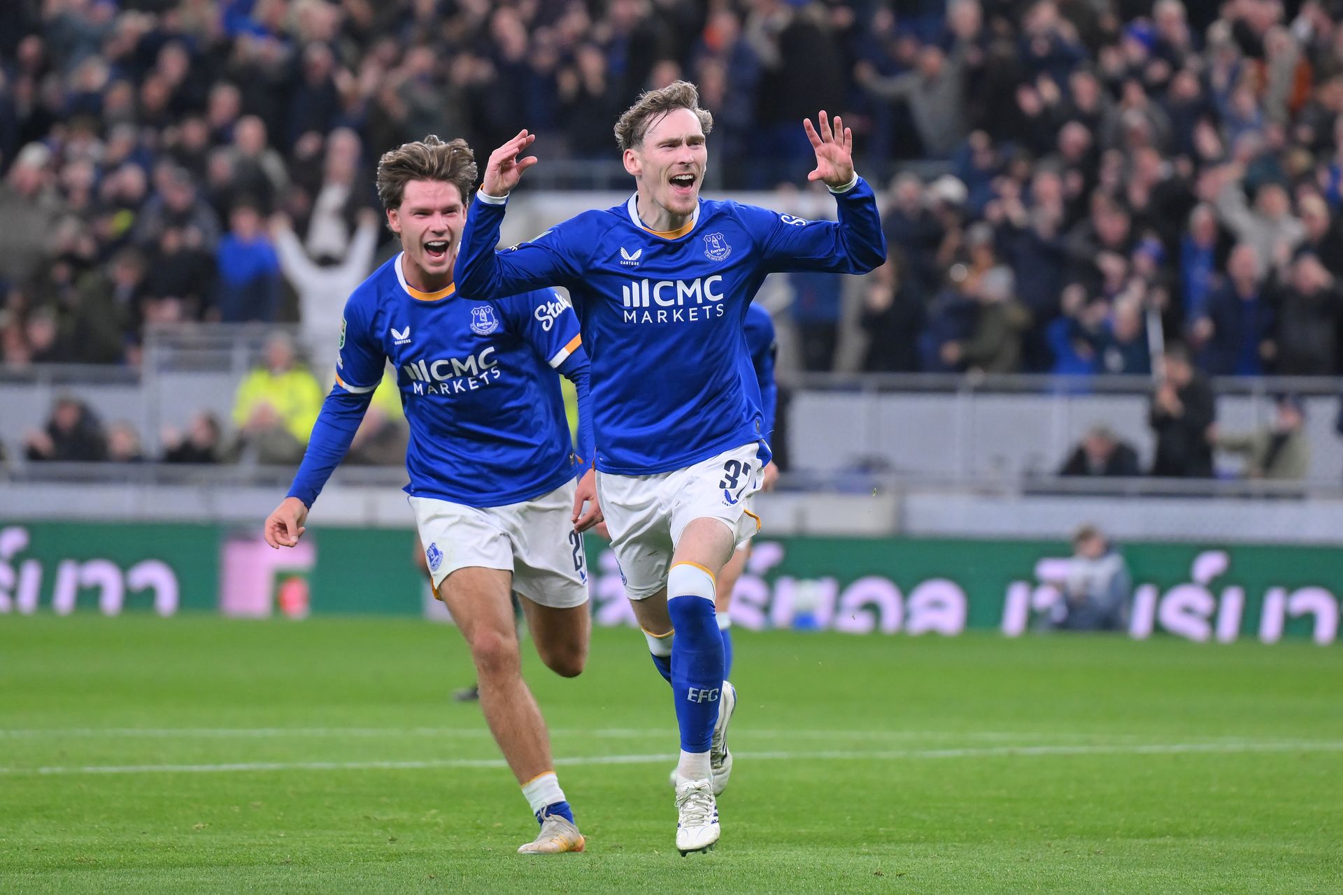 Everton beat Newcastle 3-1 to reach Carabao Cup quarters