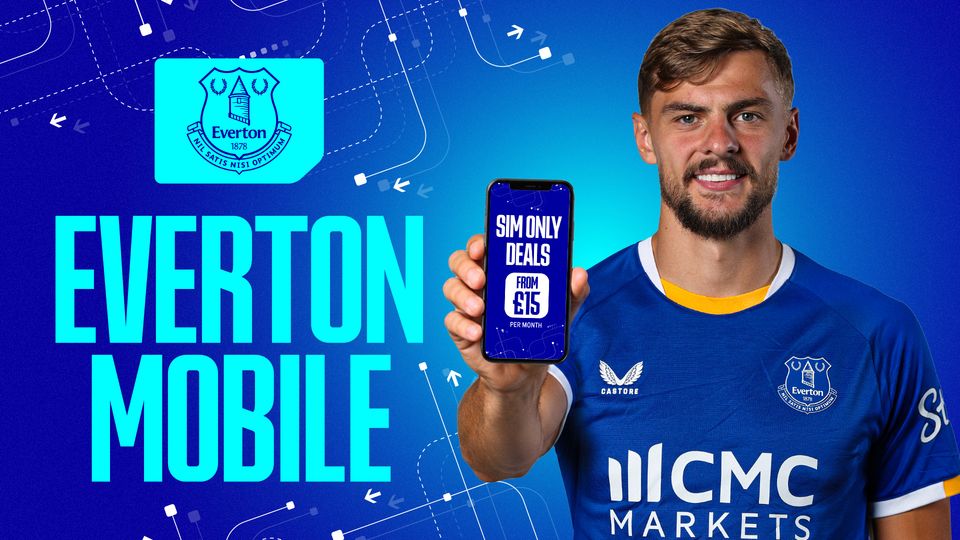 Everton Launches New Mobile Phone Service For Fans